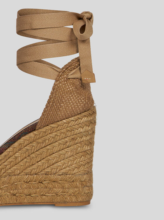 ETRO , PAISLEY WEDGE ESPADRILLES, WOMAN, SIZE 40